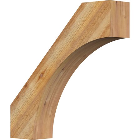 Ekena Millwork 6"W x 28"D x 28"H Westlake Rough Sawn Knee Brace, Western Red Cedar BRC06X28X28WTL00RWR
